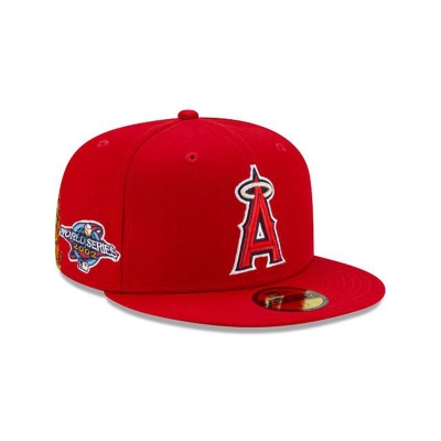 Sapca New Era Los Angeles Angels MLB State Flower 59FIFTY Fitted - Rosii